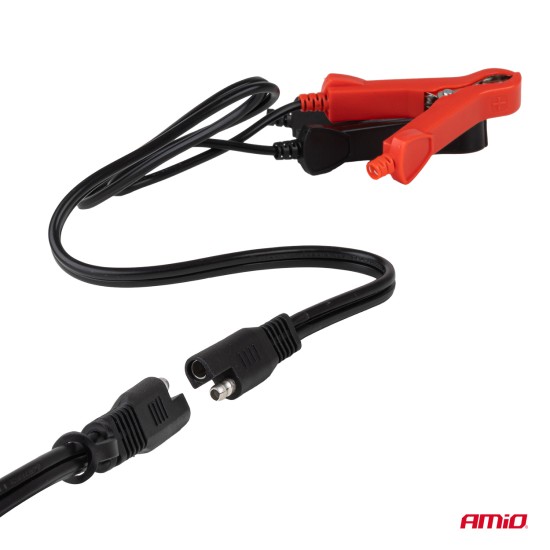 Amio - Φορτιστής Μπαταρίας Ψηφιακός PRO AGM GEL LiFePo4 (LFP) τάση λειτουργίας 12/24V ένταση ρεύματος 10A για Επιβατικά Αυτοκίνητα και Φορτηγά - 1 τεμ. (04228/AM)