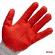 Amio - Γάντια Εργασίας Βαμβακερά με επικάλυψη λάτεξ μέγεθος No.9 γκρι/κόκκινο για Φορτηγά - 1 ζεύγος (04630/MB)