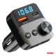 Amio - FM Transmitter Αναπτήρα τύπου FMT01 τάση λειτουργίας για Επιβατικά Αυτοκίνητα και Φορτηγά με 1xUSB Type-A και 1xUSB Type-C για Επιβατικά Αυτοκίνητα και Φορτηγά - 1 τεμ. (04647/AM)