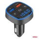 Amio - FM Transmitter Αναπτήρα τύπου FMT01 τάση λειτουργίας για Επιβατικά Αυτοκίνητα και Φορτηγά με 2xUSB Type-A για Επιβατικά Αυτοκίνητα και Φορτηγά - 1 τεμ. (04648/AM)
