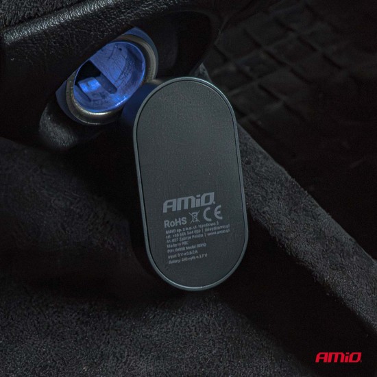 Amio - Bluetooth Δέκτης (Receiver) για Ασύρματη Μετάδοση Ήχου με υποδοχή Mini Jack 3.5mm για Αυτοκίνητα και Ηχοσυστήματα - 1 τεμ. (04658/AM)