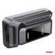 Amio - Φορητός Εκκινητής Μπαταρίας (Jump Starter) 4 σε 1 με ενσωματωμένο Κομπρεσέρ Αέρα, Powerbank και Φακό LED τάση λειτουργίας 12V με χωρητικότητα 12Ah και μέγιστο ρεύμα εκκίνησης 1600A για Επιβατικά Αυτοκίνητα - 1 τεμ. (04677/AM)