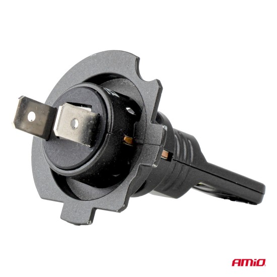 Amio - Λαμπτήρες LED F25 PRO Black Edition H7 68W 12-24V Full CAN Bus με Φωτεινότητα 7646lm σε Ψυχρό Λευκό 6000K για Επιβατικά Αυτοκίνητα & Φορτηγά - Σετ 2 τεμ. (04720/AM)