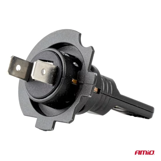 Amio - Λαμπτήρες LED F25 PRO Black Edition H7 68W 12-24V Full CAN Bus με Φωτεινότητα 7646lm σε Ψυχρό Λευκό 6000K για Επιβατικά Αυτοκίνητα & Φορτηγά - Σετ 2 τεμ. (04720/AM)