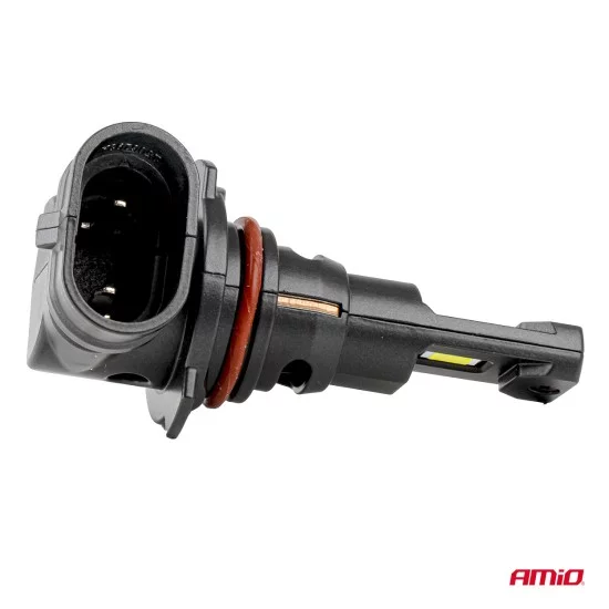 Amio - Λαμπτήρες LED F25 PRO Black Edition HB4 (9006) 68W 12-24V Full CAN Bus με Φωτεινότητα 7646lm σε Ψυχρό Λευκό 6000K για Επιβατικά Αυτοκίνητα & Φορτηγά - Σετ 2 τεμ. (04723/AM)