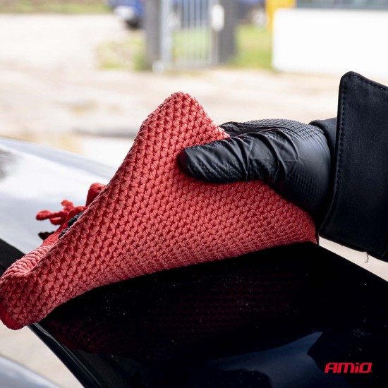 Amio - Πανάκι Μικροϊνών για Εφαρμογή Πηλού διάσταση 30x30cm υλικό Microfiber - 1 τεμ. (04727/am)