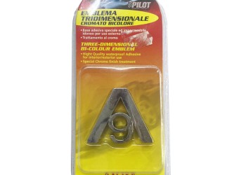 ΑΥΤΟΚΟΛΛΗΤΟ ΤΡΙΣΔΙΑΣΤΑΤΟ ΣΗΜΑ ΧΡΩΜΙΟΥ V6 ΑΔΙΑΒΡΟΧΟ LAMPA