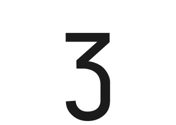 ΑΥΤΟΚΟΛΛΗΤΟ ΓΡΑΜΜΑ ΠΙΝΑΚΙΔΩΝ 60x30 mm "3"