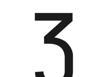 ΑΥΤΟΚΟΛΛΗΤΟ ΓΡΑΜΜΑ ΠΙΝΑΚΙΔΩΝ 60x30 mm "3"