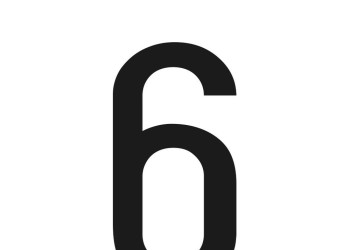 ΑΥΤΟΚΟΛΛΗΤΟ ΓΡΑΜΜΑ ΠΙΝΑΚΙΔΩΝ 60x30 mm "6"