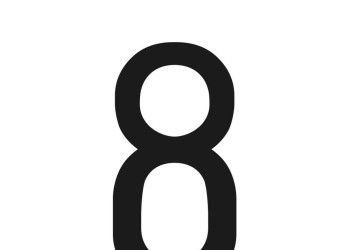 ΑΥΤΟΚΟΛΛΗΤΟ ΓΡΑΜΜΑ ΠΙΝΑΚΙΔΩΝ 60x30 mm "8"