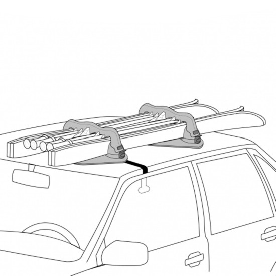 ΒΑΣΗ ΣΚΙ ΟΡΟΦΗΣ ΜΑΓΝΗΤΙΚΗ VIKING MENABO (2 ΖΕΥΓΑΡΙΑ ΣΚΙ /2 ΖΕΥΓΑΡΙΑ ΜΠΑΤΟΝ)