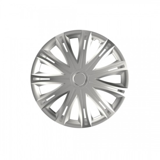 Amio - ΤΑΣΙΑ 13" HUBCAP SPARK ΑΣΗΜΙ - ΣΕΤ 4ΤΕΜ ΣΕ ΚΟΥΤΙ (0962/AM)