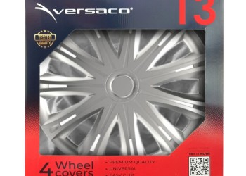 Amio - ΤΑΣΙΑ 13" HUBCAP SPARK ΑΣΗΜΙ - ΣΕΤ 4ΤΕΜ ΣΕ ΚΟΥΤΙ (0962/AM)