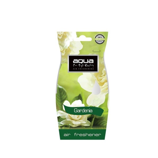 Aqua - ΑΡΩΜΑΤΙΚΟ ΑΥΤΟΚΙΝΗΤΟΥ ΚΡΕΜΑΣΤΟ ΜΕ ΑΡΩΜΑ ΓΑΡΔΕΝΙΑ (GARDENIA) AQUA - 1 TEM. (10-077/AQ)