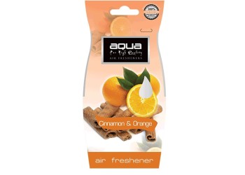 Aqua - ΑΡΩΜΑΤΙΚΟ ΑΥΤΟΚΙΝΗΤΟΥ ΚΡΕΜΑΣΤΟ ΜΕ ΑΡΩΜΑ ΠΟΡΤΟΚΑΛΙ & ΚΑΝΕΛΑ (ORANGE & CINNAMON) AQUA - 1 TEM. (10-088/AQ)