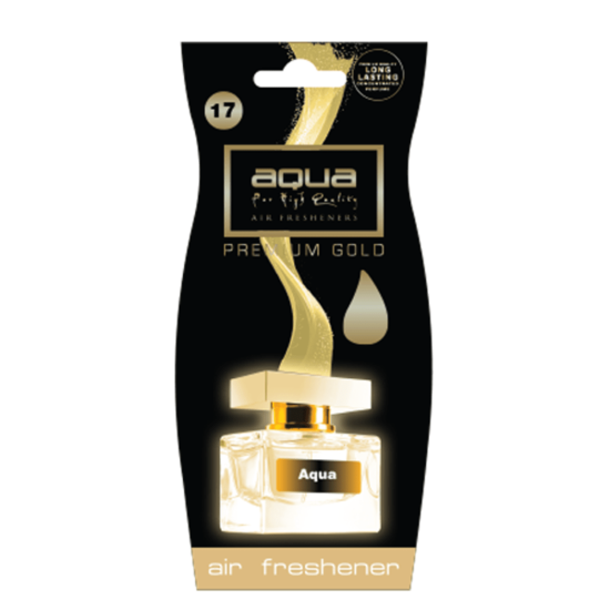 Aqua - ΑΡΩΜΑΤΙΚΟ ΑΥΤΟΚΙΝΗΤΟΥ ΚΡΕΜΑΣΤΟ PREMIUM GOLD DROP AQUA - 1 TEM. (10-1003/AQ)