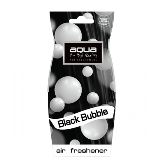 Aqua - ΑΡΩΜΑΤΙΚΟ ΑΥΤΟΚΙΝΗΤΟΥ ΚΡΕΜΑΣΤΟ ΜΕ ΑΡΩΜΑ BLACK BUBBLE DROP AQUA - 1 TEM. (10-1006/AQ)