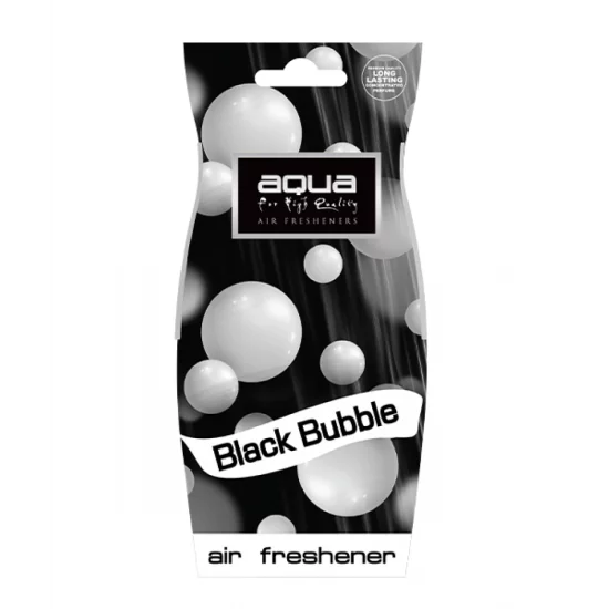 Aqua - ΑΡΩΜΑΤΙΚΟ ΑΥΤΟΚΙΝΗΤΟΥ ΚΡΕΜΑΣΤΟ ΜΕ ΑΡΩΜΑ BLACK BUBBLE DROP AQUA - 1 TEM. (10-1006/AQ)