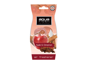 Aqua - ΑΡΩΜΑΤΙΚΟ ΑΥΤΟΚΙΝΗΤΟΥ ΚΡΕΜΑΣΤΟ ΜΕ ΑΡΩΜΑ ΜΗΛΟ/ΚΑΝΕΛΑ (APPLE/CINNAMON) AQUA - 1 TEM. (10-111/AQ)