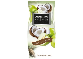 Aqua - ΑΡΩΜΑΤΙΚΟ ΑΥΤΟΚΙΝΗΤΟΥ ΚΡΕΜΑΣΤΟ ΜΕ ΑΡΩΜΑ ΚΑΡΥΔΑ & ΜΗΛΟ (COCOPINE APPLE) AQUA - 1 TEM. (10-114/AQ)