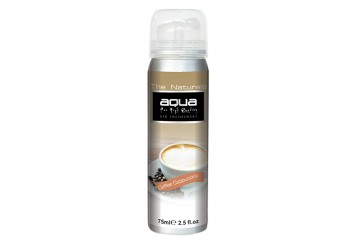Aqua - ΑΡΩΜΑΤΙΚΟ ΑΥΤΟΚΙΝΗΤΟΥ ΣΕ ΣΠΡΕΙ (SPRAY) ΜΕ ΑΡΩΜΑ ΚΑΠΟΥΤΣΙΝΟ (CAPPUCCINO) FLAVORS SERIES 75ml AQUA - 1 TEM. (10-124/AQ)
