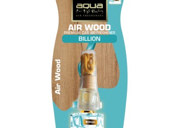Aqua - ΑΡΩΜΑΤΙΚΟ ΑΥΤΟΚΙΝΗΤΟΥ ΚΡΕΜΑΣΤΟ ΜΠΟΥΚΑΛΑΚΙ ΜΕ ΑΡΩΜΑ BILLION AIR WOOD AQUA - 1 TEM. (10-441/AQ)