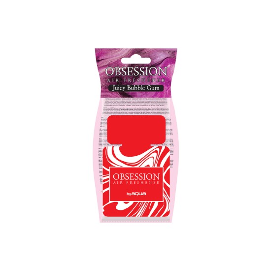 Aqua - ΑΡΩΜΑΤΙΚΟ ΑΥΤΟΚΙΝΗΤΟΥ ΚΡΕΜΑΣΤΟ ΜΕ ΑΡΩΜΑ ΤΣΙΧΛΟΦΟΥΣΚΑ (JUICY BUBBLE GUM) AQUA - 1 TEM. (10-671/AQ)