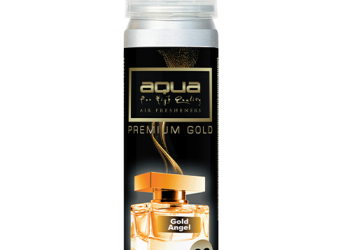 Aqua - ΑΡΩΜΑΤΙΚΟ ΑΥΤΟΚΙΝΗΤΟΥ ΣΕ ΣΠΡΕΙ (SPRAY) ΜΕ ΑΡΩΜΑ GOLD ANGEL PREMIUM GOLD SERIES 75ml AQUA - 1 TEM. (10-779/AQ)