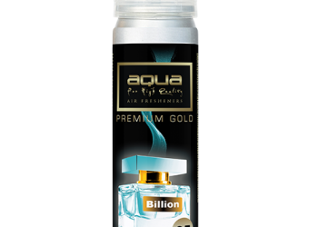 Aqua - ΑΡΩΜΑΤΙΚΟ ΑΥΤΟΚΙΝΗΤΟΥ ΣΕ ΣΠΡΕΙ (SPRAY) ΜΕ ΑΡΩΜΑ BILLION PREMIUM GOLD SERIES 75ml AQUA - 1 TEM. (10-782/AQ)