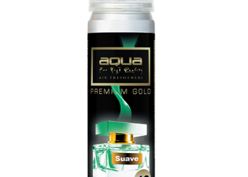 Aqua - ΑΡΩΜΑΤΙΚΟ ΑΥΤΟΚΙΝΗΤΟΥ ΣΕ ΣΠΡΕΙ (SPRAY) ΜΕ ΑΡΩΜΑ SUAVE PREMIUM GOLD SERIES 75ml AQUA - 1 TEM. (10-806/AQ)