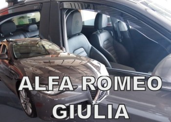 ΑΝΕΜΟΘΡΑΥΣΤΕΣ ΓΙΑ ALFA ROMEO GIULIA 4D 2016+ ΣΕΤ ΑΥΤΟΚΙΝΗΤΟΥ ΑΠΟ ΕΥΚΑΜΠΤΟ ΦΙΜΕ ΠΛΑΣΤΙΚΟ HEKO - 4 ΤΕΜ.