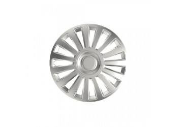 Amio - ΤΑΣΙΑ 13" HUBCAP LUXURY ΑΣΗΜΙ - ΣΕΤ 4 ΤΕΜ. ΣΕ ΚΟΥΤΙ (1037/AM)