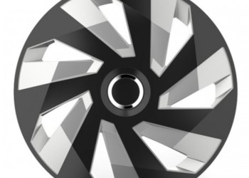 Amio - ΤΑΣΙΑ 15" HUBCAP VECTOR RC SILVER BLACK - ΣΕΤ 4 ΤΕΜ. ΣΕ ΚΟΥΤΙ (5230/AM)