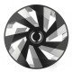 Amio - ΤΑΣΙΑ 15" HUBCAP VECTOR RC SILVER BLACK - ΣΕΤ 4 ΤΕΜ. ΣΕ ΚΟΥΤΙ (5230/AM)