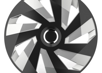 Amio - ΤΑΣΙΑ 16" HUBCAP VECTOR RC SILVER BLACK - 4 ΤΕΜ. (5247/AM)