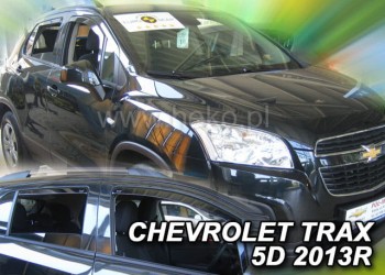 ΑΝΕΜΟΘΡΑΥΣΤΕΣ ΓΙΑ CHEVROLET TRAX 5D 2013-2015 ΣΕΤ ΑΥΤΟΚΙΝΗΤΟΥ ΑΠΟ ΕΥΚΑΜΠΤΟ ΦΙΜΕ ΠΛΑΣΤΙΚΟ HEKO - 4 ΤΕΜ.