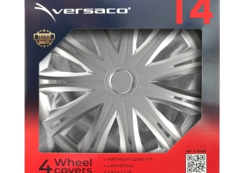 Amio - ΤΑΣΙΑ 14" HUBCAP SPARK ΑΣΗΜΙ - ΣΕΤ 4ΤΕΜ ΣΕ ΚΟΥΤΙ (1082/AM)