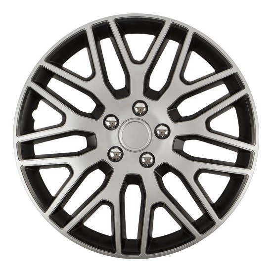 Amio - ΤΑΣΙ 16"" DAKAR NC ΑΣΗΜΙ ΜΑΥΡΟ - 1 ΤΕΜ. (10944/AM)