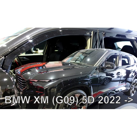 Heko - Ανεμοθραύστες Παραθύρων Για BMW XM (G09) 2022 > 5πορτο υλικό Acrylic Χρώμα Φιμέ - 4 τεμ. (ΑΝΕΜ.SET11004)
