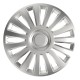 Amio - ΤΑΣΙΑ 14" HUBCAP LUXURY ΑΣΗΜΙ ΜΕ ΔΙΑΜΕΤΡΟ ΓΙΑ ΣΗΜΑ 6,5cm ΣΕΤ ΣΕ ΚΟΥΤΙ- 4 ΤΕΜ. (1150/AM)