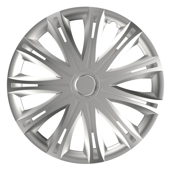 Amio - ΤΑΣΙΑ 15" HUBCAP SPARK ΑΣΗΜΙ - - ΣΕΤ 4ΤΕΜ ΣΕ KOYTI (1204/AM)