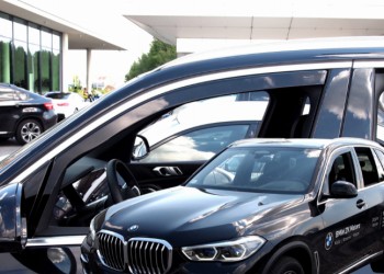 ΑΝΕΜΟΘΡΑΥΣΤΕΣ ΓΙΑ BMW X5 G05 5D 2018-2021 ΖΕΥΓΑΡΙ ΑΥΤΟΚΙΝΗΤΟΥ ΑΠΟ ΕΥΚΑΜΠΤΟ ΦΙΜΕ ΠΛΑΣΤΙΚΟ HEKO - 2 ΤΕΜ.