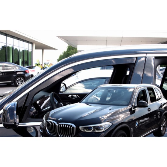 ΑΝΕΜΟΘΡΑΥΣΤΕΣ ΓΙΑ BMW X5 G05 5D 2018-2021 ΖΕΥΓΑΡΙ ΑΥΤΟΚΙΝΗΤΟΥ ΑΠΟ ΕΥΚΑΜΠΤΟ ΦΙΜΕ ΠΛΑΣΤΙΚΟ HEKO - 2 ΤΕΜ.