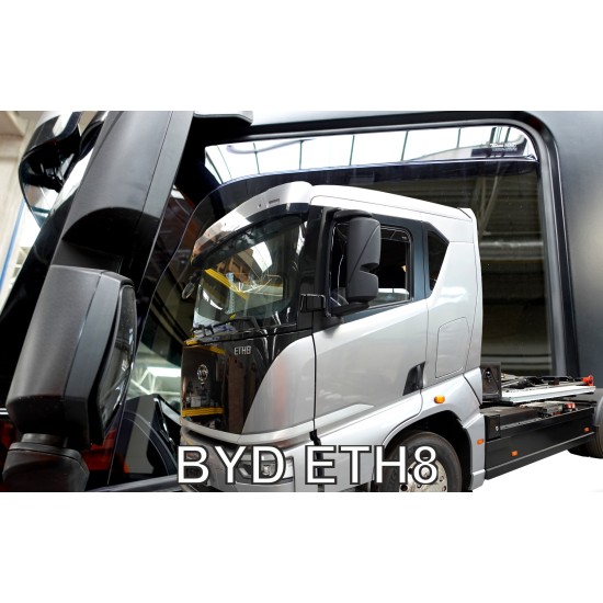 Heko - Ανεμοθραύστες Παραθύρων Για BYD ETH8 2023 > 2πορτο υλικό Acrylic Χρώμα Φιμέ - 2 τεμ. (ΑΝΕΜ.11301/TRUCK)