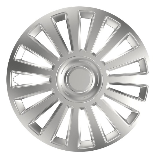 Amio - ΤΑΣΙΑ 16" HUBCAP LUXURY ΑΣΗΜΙ - 4 ΤΕΜ. (4595/AM)