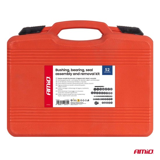 Amio – Πνευματικός Εξολκέας Μπεκ Diesel 5-8 Bar Heavy Duty σε Βαλιτσάκι για Αφαίρεση με Υψηλή Δύναμη & Ασφαλή Χρήση – Σετ 24 Τεμ. (04775/AM)