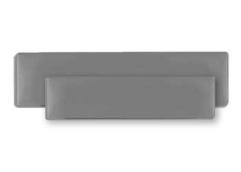 ΠΡΟΣΤΑΤΕΥΤΙΚΟ ΤΖΑΜΙ ΠΙΝΑΚΙΔΑΣ MEDIUM BLACK ΦΙΜΕ ΠΑΛΑΙΟΥ ΤΥΠΟΥ 43 Χ 12,5 cm ΚΑΙ 33,4 Χ 10,5 cm (ΠΛΑΣΤΙΚΟ) - 2 ΤΕΜ.