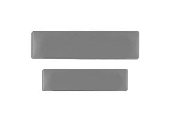 ΠΡΟΣΤΑΤΕΥΤΙΚΟ ΤΖΑΜΙ ΠΙΝΑΚΙΔΑΣ MEDIUM BLACK ΦΙΜΕ ΠΑΛΑΙΟΥ ΤΥΠΟΥ 43 Χ 12,5 cm ΚΑΙ 33,4 Χ 10,5 cm (ΠΛΑΣΤΙΚΟ) - 2 ΤΕΜ.