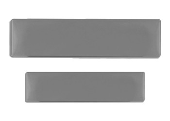 ΠΡΟΣΤΑΤΕΥΤΙΚΟ ΤΖΑΜΙ ΠΙΝΑΚΙΔΑΣ MEDIUM BLACK ΦΙΜΕ ΠΑΛΑΙΟΥ ΤΥΠΟΥ 43 Χ 12,5 cm ΚΑΙ 33,4 Χ 10,5 cm (ΠΛΑΣΤΙΚΟ) - 2 ΤΕΜ.